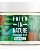 Faith In Nature Coconut & Shea masca hidratanta pentru păr uscat și deteriorat 300 ml