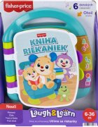 Fisher-Price Musical Book Czech Version carte educativă contrastantă 1 buc