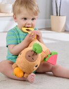 Fisher-Price Snuggly Snacky Capy jucărie de pluș cu zornăitoare 1 buc