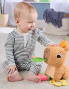 Fisher-Price Snuggly Snacky Capy jucărie de pluș cu zornăitoare 1 buc