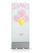 Flatyz Greetings Hello Baby Girl lumanare 6x15 cm