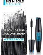 flormar Big'n Bold Waterproof mascara rezistent la apă pentru alungirea genelor 15 ml