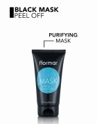 flormar Black Mask mască exfoliantă impotriva punctelor negre 150 ml