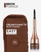 flormar Brow Pomade pomadă pentru sprâncene cu pensula culoare 02 Light Brown 22 g