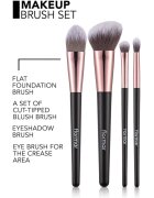 flormar Brush Set set perii machiaj faciale 4 buc
