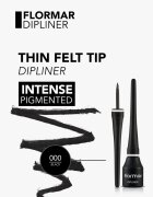 flormar Dipliner dermatograf lichid de lunga durata culoare Black 35 ml