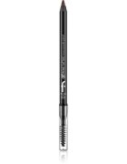 flormar Extreme Tattoo Brow Powder Pencil creion de sprancene de lunga durata cu efect de pulbere culoare 002 Medium Brown 1.2 g