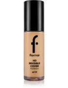 flormar HD Invisible Cover Foundation Machiaj usor cu efect de luminozitate SPF 30 culoare 80 Soft Beige 30 ml