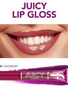 flormar Juicy Lip Gloss lip gloss hidratant culoare 001 Raspberry 10 ml