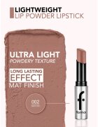 flormar Lightweight Lip Powder Lipstick ruj cu persistență îndelungată cu efect mat culoare 002 New Day 3 g