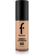 flormar Perfect Coverage Mat Touch Foundation machiaj cu efect matifiant pentru piele mixta spre grasa culoare 301 Soft Beige 30 ml