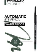 flormar Style Matic Eyeliner creion dermatograf waterproof culoare S08 Serious Green 0.35 g