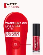 flormar Water Lip Stain ruj cu efect de nutritiv culoare 002 Love Craft 6.4 ml