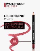 flormar Waterproof Lipliner creion contur pentru buze waterproof culoare 203 Subdued Pink 114 g
