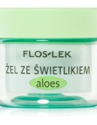 FlosLek Laboratorium Eye Care Gel pentru jurul ochilor cu un luminator și aloe vera 10 g
