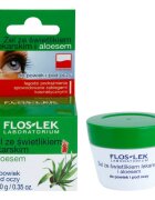 FlosLek Laboratorium Eye Care Gel pentru jurul ochilor cu un luminator și aloe vera 10 g