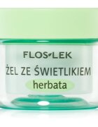 FlosLek Laboratorium Eye Care Gel pentru jurul ochilor cu un luminator și ceai verde 10 g