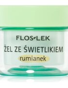 FlosLek Laboratorium Eye Care Gel pentru jurul ochilor cu un luminator și mușețel 10 g