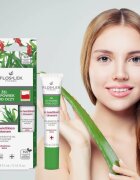 FlosLek Pharma Eye Care Gel pentru jurul ochilor cu un luminator și aloe vera 15 ml