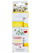 FlosLek Pharma Eye Care Gel pentru jurul ochilor cu un luminator și mușețel 15 ml