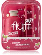 Fluff Christmas Glow Merry Cranberry set cadou de Crăciun