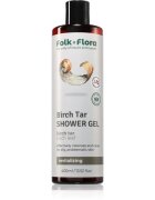 Folk & Flora Birch Tar gel de dus hranitor 400 ml