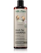 Folk & Flora Birch Tar Sampon curatare profunda pentru piele uscata actionand impotriva senzatiei de mancarime 400 ml