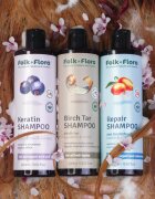 Folk & Flora Birch Tar Sampon curatare profunda pentru piele uscata actionand impotriva senzatiei de mancarime 400 ml