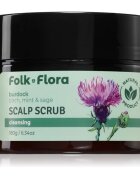 Folk & Flora Burdock exfoliant pentru scalp 180 g