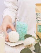 Folk & Flora Eucalyptus sare de baie relaxantă 500 g