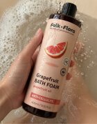 Folk & Flora Grapefruit spuma de baie 400 ml