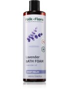 Folk & Flora Lavender spuma de baie cu efect calmant 400 ml