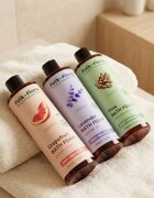 Folk & Flora Lavender spuma de baie cu efect calmant 400 ml