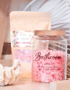 Folk & Flora Raspberry & Rose sare de baie 500 g