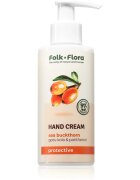 Folk & Flora Sea Buckthorn crema protectoare pentru maini cu efect de nutritiv 150 ml