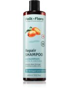 Folk & Flora Sea Buckthorn șampon regenerator pentru par vopsit si deteriorat 400 ml