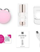 FOREO BEAR™ Mini aparat pentru tonificarea feței mini Pearl Pink