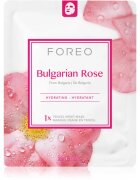 FOREO Farm to Face Sheet Mask Bulgarian Rose mască textilă hidratantă 3x20 ml