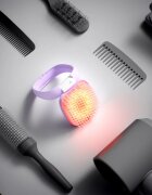 FOREO FLIP™ plus LED Detangling Hairbrush perie de par cu iluminare LED de fundal 1 buc
