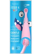 FOREO ISSA™ 4 Baby periuta de dinti electrica pentru copii de la naștere până la vârsta de 3 ani Pearl Pink 1 buc