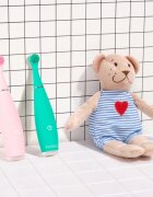FOREO ISSA™ 4 Baby periuta de dinti electrica pentru copii de la naștere până la vârsta de 3 ani Pearl Pink 1 buc