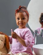 FOREO ISSA™ 4 Baby periuta de dinti electrica pentru copii de la naștere până la vârsta de 3 ani Pearl Pink 1 buc