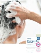 Friendly Soap Natural Shampoo Bar Fragrance Free săpun natural pentru păr fără parfum 7x95 g