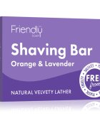 Friendly Soap Shaving Bar Orange & Lavender săpun natural pentru ras 95 g