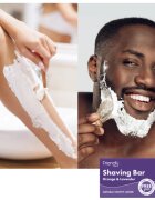 Friendly Soap Shaving Bar Orange & Lavender săpun natural pentru ras 95 g