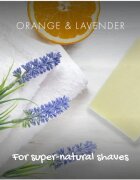 Friendly Soap Shaving Bar Orange & Lavender săpun natural pentru ras 95 g