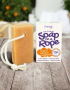Friendly Soap Soap on a Rope Orange & Grapefruit săpun natural pe șnur 95 g