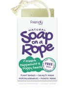 Friendly Soap Soap on a Rope Peppermint & Poppy Seeds săpun natural pe șnur 95 g