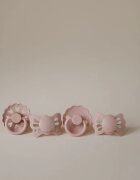 FRIGG Baby's First Pacifier​ Floral heart suzetă Blush