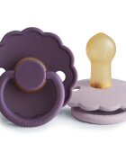 FRIGG Daisy Size 1:0-6 months suzetă Violet Dream/Soft Lilac 2 buc